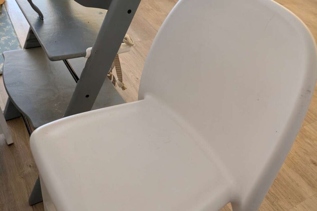 sedia junior ikea e seggiolone evolutivo stokke